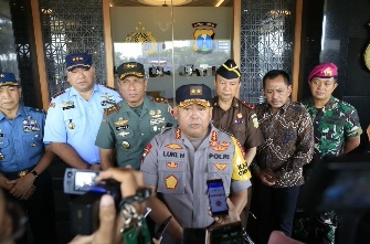 Apel Gelar Pasukan Dalam Rangka Pengamanan Pelantikan Presiden dan Wakil Presiden