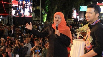 Hadiri Pesta Rakyat, Gubernur Jatim Ajak Masyarakat Tidak Gagap Teknologi