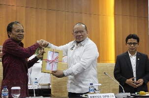 DPD RI Terima Dokumen RUU Provinsi Bali