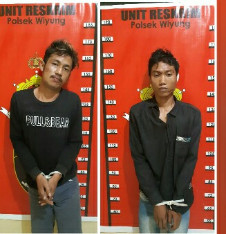 Dua Tersangka Ranmor Ditangkap Tim Anti Bandit Polsek Wiyung