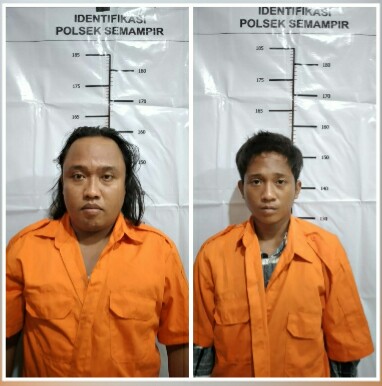 DUA PENGGUNA SABU DITANGKAP UNIT RESKRIM POLSEK SEMAMPIR