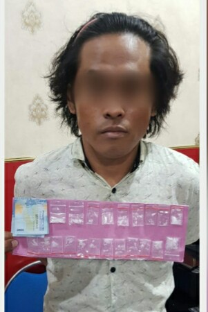 PENGEDAR SHABU-SHABU DITANGKAP UNIT RESKRIM POLSEK KENJERAN