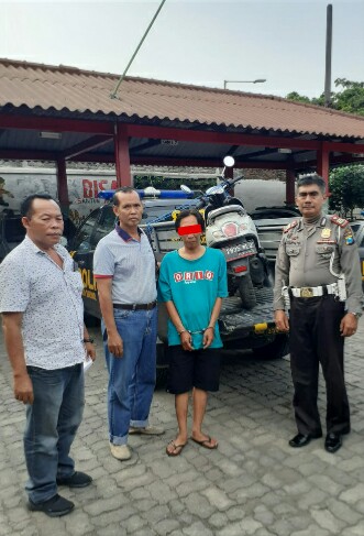 PENCURI SEPEDA MOTOR TAK BERKUTIK SAAT TERJARING OPERASI CIPKON POLSEK KREMBANGAN