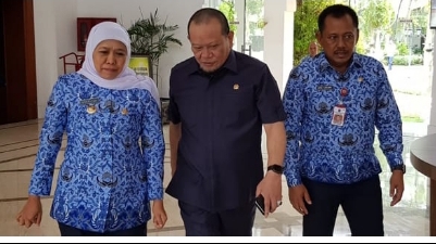 Bertemu Khofifah, Ketua DPD RI Siap Dukung Perpres Percepatan Pembangunan di Jatim