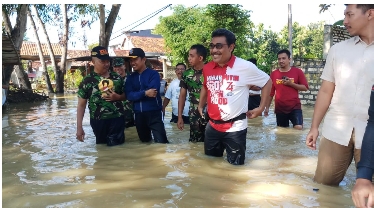 Wabup Pamekasan Tinjau Lokasi Terdampak Banjir