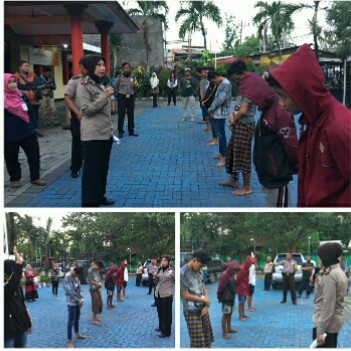 POLSEK KENJERAN GAGALKAN REMAJA YANG NYARIS TAWURAN MASSAL