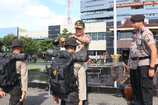 Wakapolda Jatim Pimpin Upacara Penerimaan  Bintara Polri