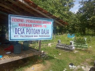 Pemdes Potoan Daja Pamekasan Sediakan TPU Untuk Jenazah Korban Covid-19
