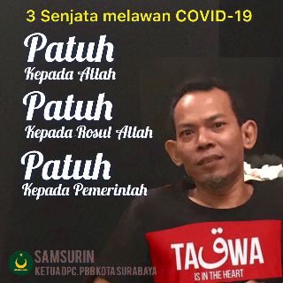 Ketua DPC PBB Surabaya Samsurin: Partai Bulan Bintang Siap Mendukung PSBB di Kota Surabaya