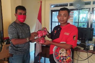 HNN Peduli Kepada Wartawannya, Bagikan Masker Untuk Melindungi Dari Covid 19