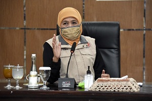Gubernur Khofifah : Minta Masyarakat Jatim Agar Tidak Kembali ke Jakarta Sementara Waktu
