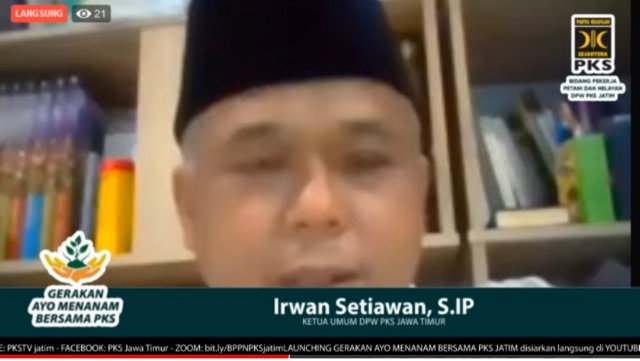 Wujudkan Ketahanan Pangan di Era Pandemi, PKS Jatim Bikin Gerakan Ayo Menanam