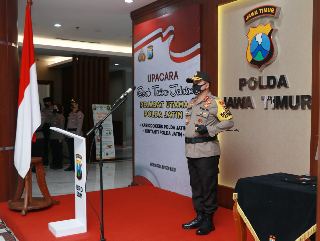 Polda Jatim Gelar Sertijab PJU dan Jajaran Kapolres