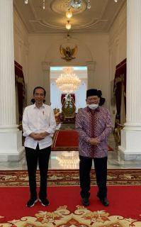 Satu Jam di Istana, LaNyalla Sampaikan Ketahanan Pangan Hingga Penguatan DPD RI