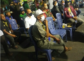 RAPAT EVALUASI POS PENJAGAAN GUGUS TUGAS BERSAMA WARGA KELURAHAN KUTISARI