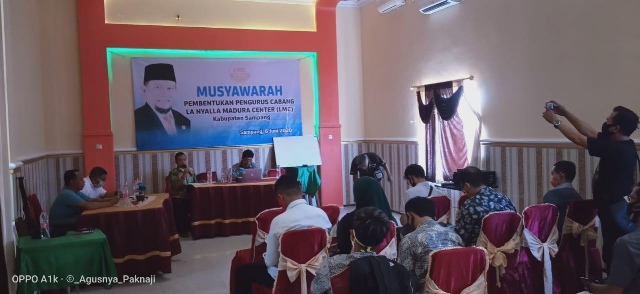 SUSUNAN PENGURUS LA NYALLA MADURA CENTER KABUPATEN SAMPANG RESMI DI BENTUK