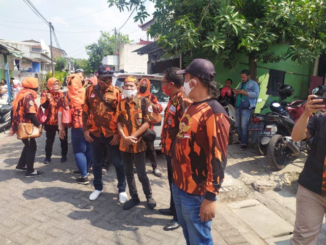 Baksos Relawan Task Force Kemanusiaan MPC Pemuda Pancasila Surabaya Giat Di Kecamatan Wiyung