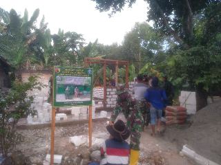 Koramil 0812/23 Solokuro Bersama Babinsa Percepat Program Rutilahu ﻿