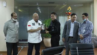 Ketua DPD RI dan Anggota Dewan  Kunjungi TVRI, Hidupkan Lagi Channel Kabar Senator