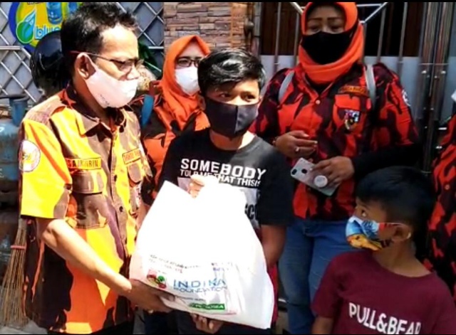 Relawan Task Force Kemanusiaan MPC Pemuda Pancasila Surabaya Kembali Turun Adakan Baksos
