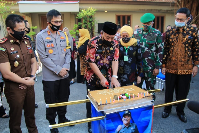 Bupati Lamongan Berulang Tahun, Dandim dan Kapolres Beri Kado “Jaga” Sinergitas dan Kondusifitas
