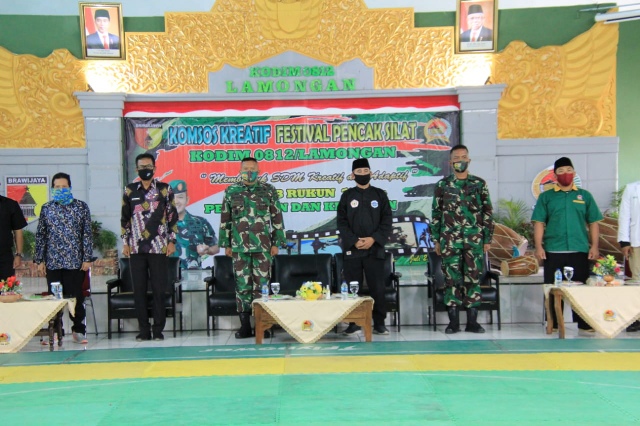 Komsos Kreatif Kodim 0812, Lestarikan Pencak Silat dan Jaga NKRI﻿