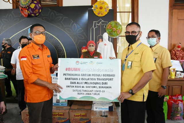 Petrokimia Gresik Terus Kucurkan Bantuan Untuk Perangi Covid-19