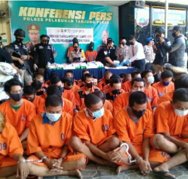 KEBERHASILAN POLRES PELABUHAN TANJUNG PERAK DALAM UNGKAP KASUS NARKOBA 24 AGUSTUS 2020 – 4 SEPTEMBER 2020