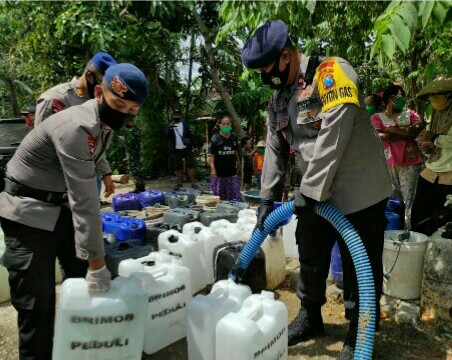 PATROLI KAMANDAHAN BRIMOB JATIM BERMASKER DIWILAYAH KAB. BOJONEGORO
