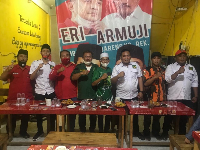 PEMUDA PANCASILA, PDIP , PBB SE KECAMATAN SUKOLILO SURABAYA BENTUK TIM PEMENANGAN ERJI