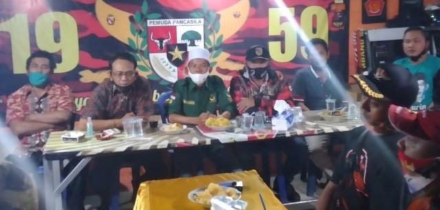 Pemuda Pancasila dan Partai Bulan Bintang Kecamatan Gunung Anyar Tancap Gas Menangkan Pasangan ErJi