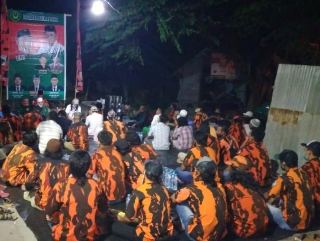 KONSOLIDASI PEMUDA PANCASILA , PARTAI BULAN BINTANG , PROMEG 96 , KECAMATAN PAKAL  SURABAYA MENANGKAN ERI ARMUJI.