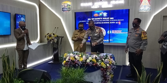 Dirlantas Polda Jatim Launching Aplikasi TAR di Polres Tulungagung