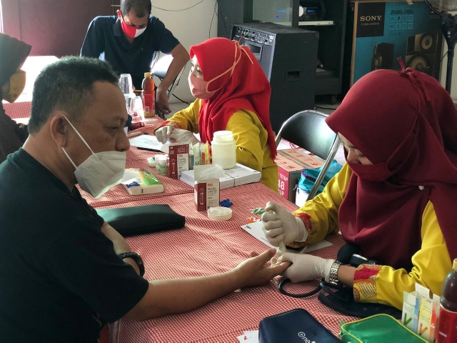 HUT ke-61, Pemuda Pancasila Surabaya Gelar  Pemeriksaan Kesehatan Gratis