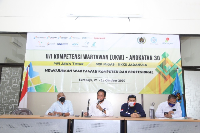 PWI Jatim Gelar UKW dengan Terapkan Protokol Kesehatan