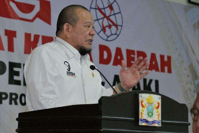 Rakerda Gapeknas Jatim, LaNyalla Beberkan 10 Persoalan di Sektor Jasa Konstruksi