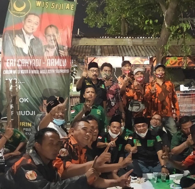 PBB, PP dan GAS Dalam Pemantapan Tugas Relawan Er-JI di Surabaya Barat