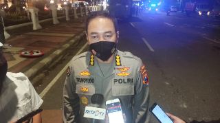 Polda Jatim Amankan Perusuh Saat Aksi Demo Buruh di Jatim.