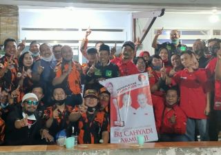 Pemantapan Relawan Pengamanan Suara ErJi Di Kecamatan Wonocolo