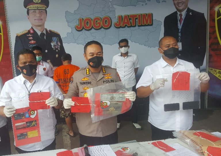 Subdit I Ditkrimum Polda Jatim  Bekuk Tersangka Investasi Bodong