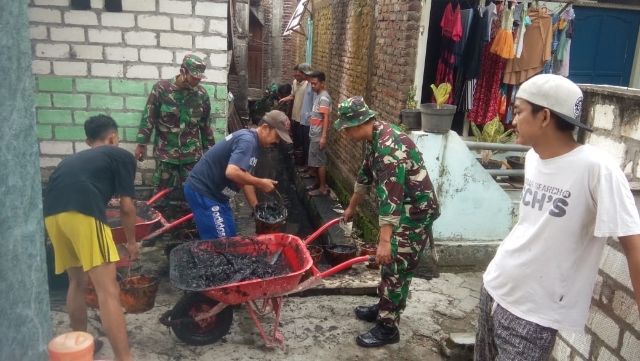 Perintah Dandim 0812,  Karya Bakti Fokuskan Antisipasi Banjir