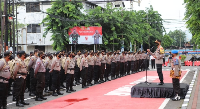 Polres Pelabuhan Tanjung Perak Gelar Persiapan Pengamanan Pilwali 2020