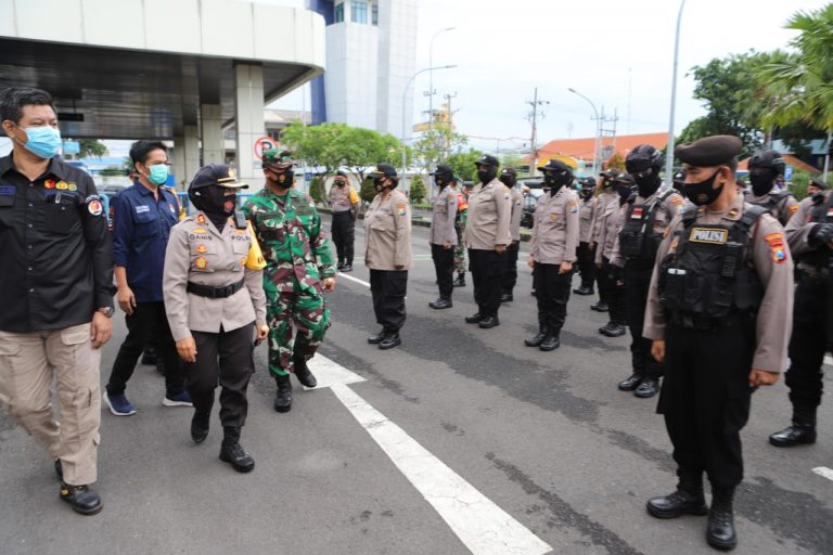 Amankan Pilwali Surabaya, Polres Pelabuhan Tanjung Perak Gelar Apel Persiapan Personel