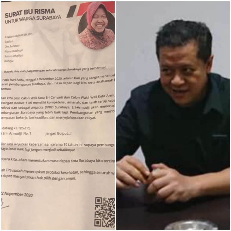 Tri Rismaharini Kirim Surat ke Warga, Mas Seno : Sindrom Panic Attack