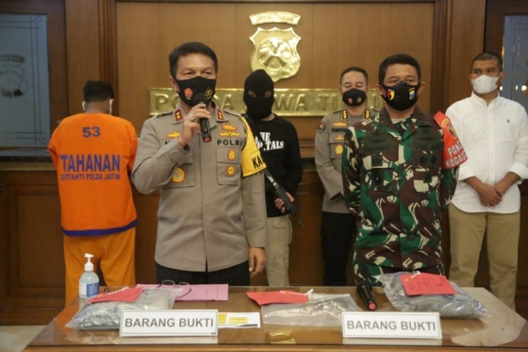 Tim Gabungan Polda Jatim Tangkap Pelaku Pengancam Keselamatan Machfud MD