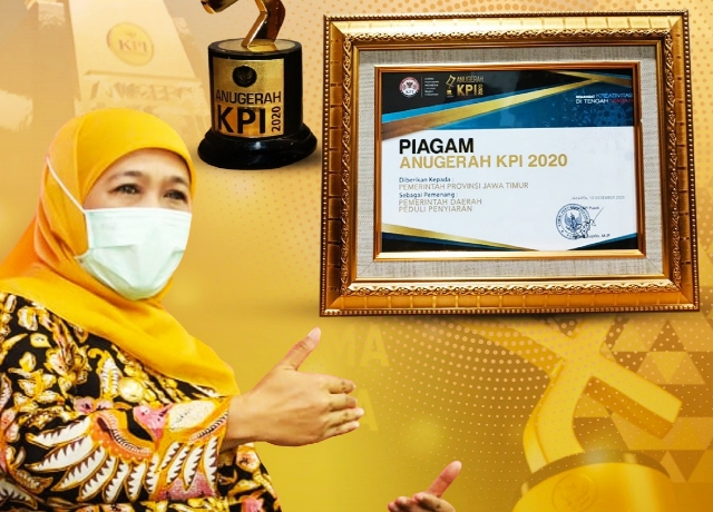 Pemprov Jatim Terima Penghargaan “Daerah Peduli Kesehatan”