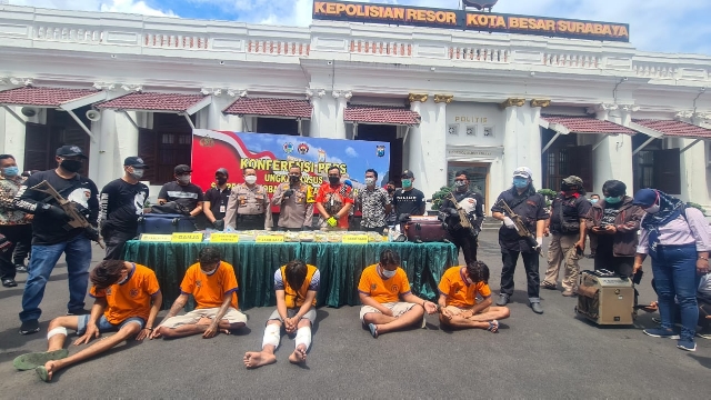 Gubernur Jatim Salut dan Berikan Apresiasi Kinerja Satnarkoba Polrestabes Surabaya