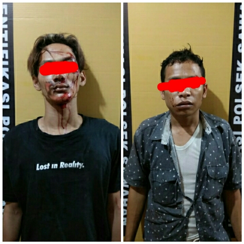 Dua Jambret Dihajar Massa Saat Tertangkap