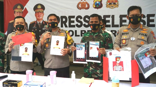 Pelaku Penyebar Hoax Kasdim 0817 Gresik Meninggal Akibat Vaksin Tertangkap