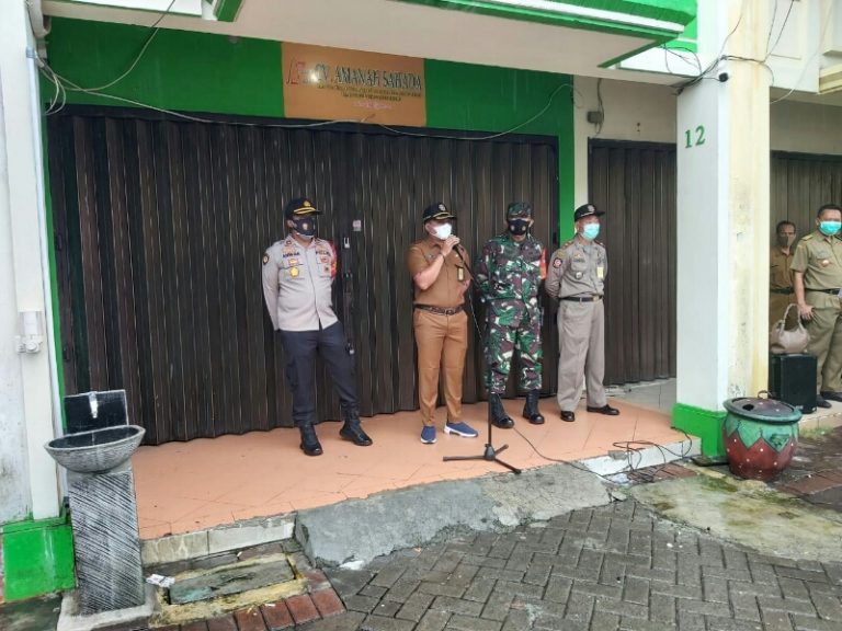 Apel Bersama Forkopimda Wilayah Kecamatan Waru Sidoarjo Dalam Penerapan PPKM
